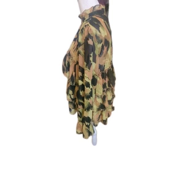 Aydson Parker Tiered Ruffle Chiffon Blouse - Picture 5 of 9